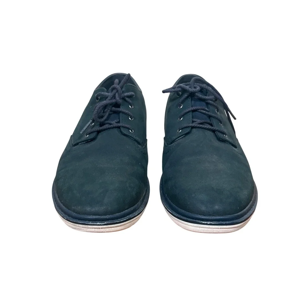 Timberland Hoverlite Sawyer Lane Blue Waterproof Leather Oxford Shoes Men's‎ 9.5